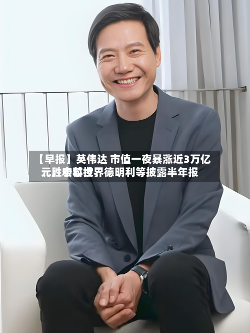 【早报】英伟达 市值一夜暴涨近3万亿元；中芯世界	、胜宏科技、德明利等披露半年报-第1张图片