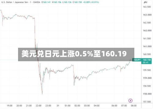 美元兑日元上涨0.5%至160.19