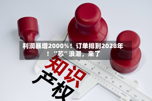 利润暴增2000%！订单排到2028年！“芯”浪潮，来了-第3张图片