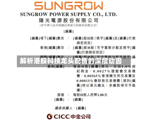 解析港股科技龙头配售的深层动因-第2张图片
