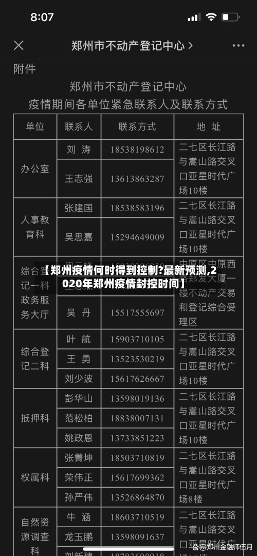 【郑州疫情何时得到控制?最新预测,2020年郑州疫情封控时间】