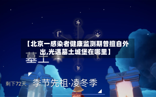 【北京一感染者健康监测期曾擅自外出,光遇墓土城堡在哪里】-第2张图片