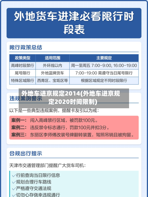 外地车进京规定2014(外地车进京规定2020时间限制)-第3张图片