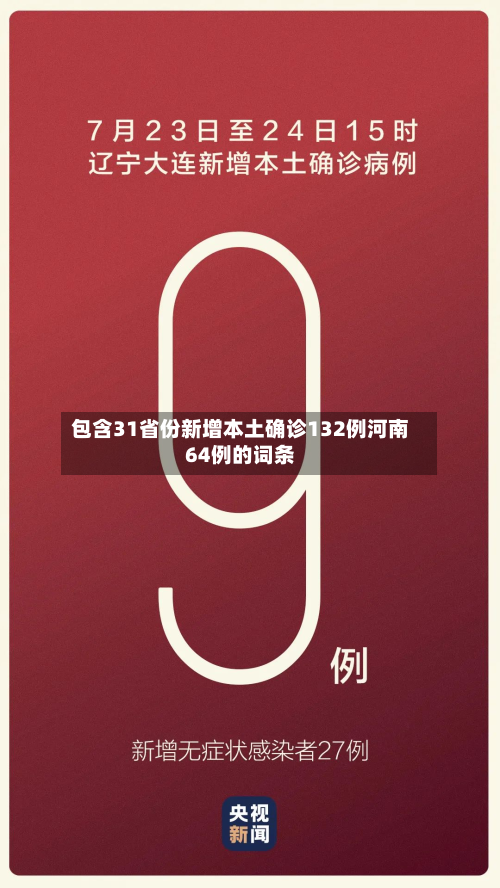 包含31省份新增本土确诊132例河南64例的词条-第2张图片