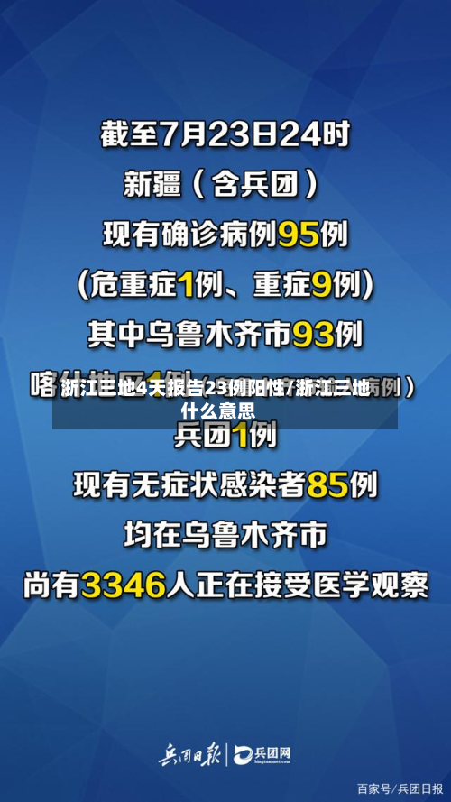 浙江三地4天报告23例阳性/浙江三地 什么意思-第3张图片