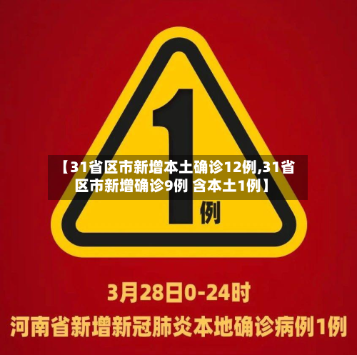 【31省区市新增本土确诊12例,31省区市新增确诊9例 含本土1例】-第2张图片