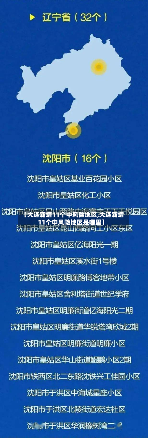 【大连新增11个中风险地区,大连新增11个中风险地区是哪里】-第2张图片