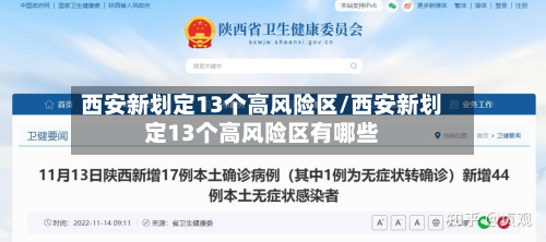 西安新划定13个高风险区/西安新划定13个高风险区有哪些