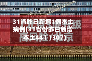 31省昨日新增1例本土病例(31省份昨日新增本土441 1307)-第3张图片