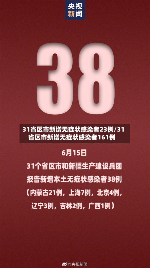 31省区市新增无症状感染者23例/31省区市新增无症状感染者161例-第2张图片