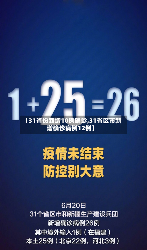 【31省份新增10例确诊,31省区市新增确诊病例12例】-第3张图片