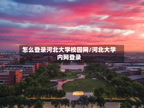 怎么登录河北大学校园网/河北大学内网登录