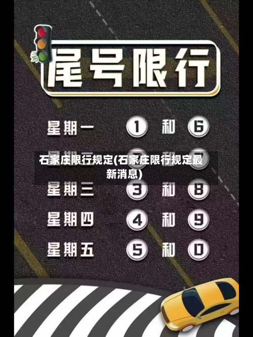 石家庄限行规定(石家庄限行规定最新消息)