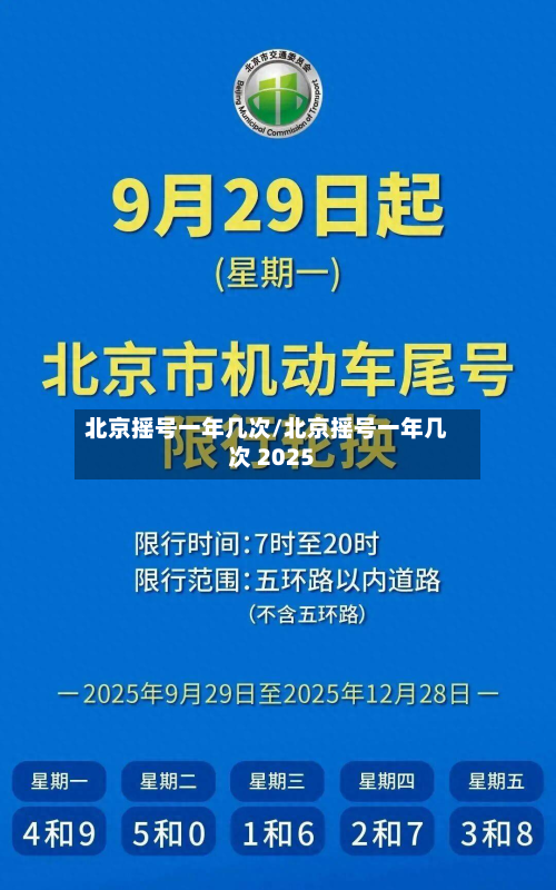 北京摇号一年几次/北京摇号一年几次 2025