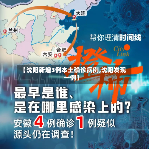 【沈阳新增3例本土确诊病例,沈阳发现一例】