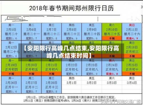 【安阳限行高峰几点结束,安阳限行高峰几点结束时间】