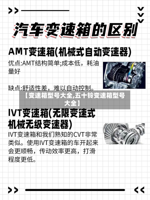 【变速箱型号大全,五十铃变速箱型号大全】-第3张图片