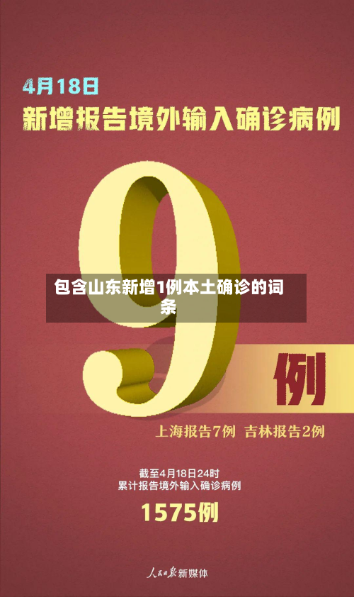 包含山东新增1例本土确诊的词条-第2张图片