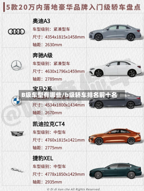B级车型有哪些/b级轿车排名前十名-第2张图片