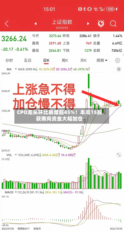 CPO龙头环比暴增超45%！本周15股获南向资金大幅加仓