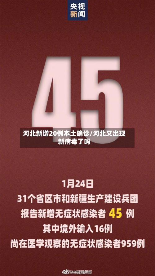 河北新增20例本土确诊/河北又出现新病毒了吗
