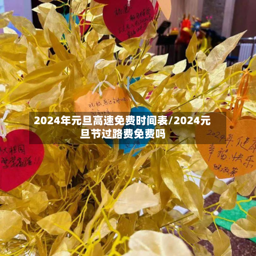 2024年元旦高速免费时间表/2024元旦节过路费免费吗-第3张图片