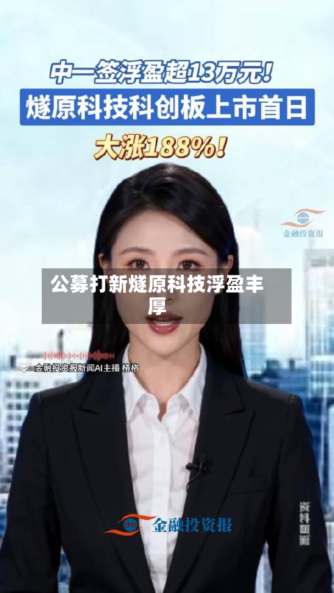 公募打新燧原科技浮盈丰厚