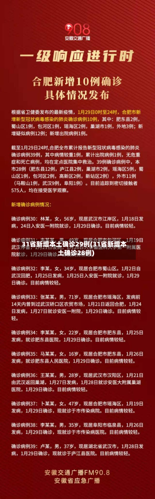 31省新增本土确诊29例(31省新增本土确诊28例)-第2张图片
