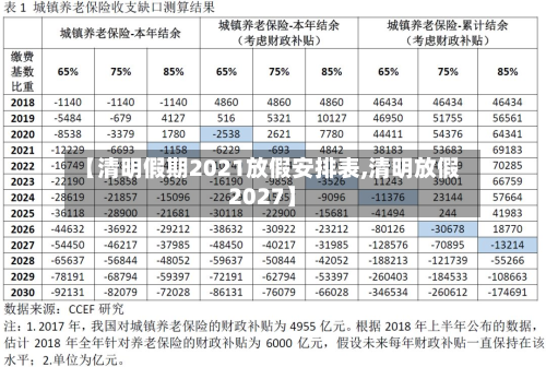 【清明假期2021放假安排表,清明放假2027】-第2张图片