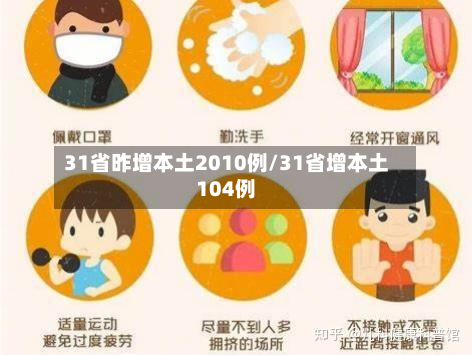 31省昨增本土2010例/31省增本土104例