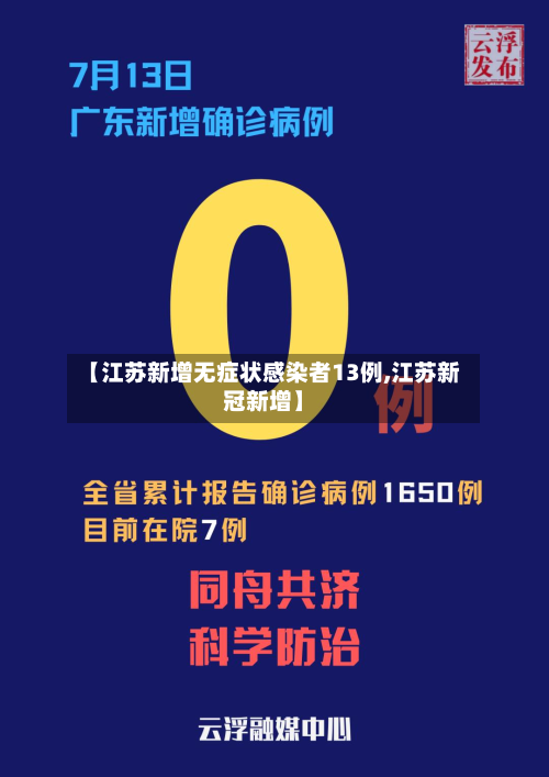 【江苏新增无症状感染者13例,江苏新冠新增】