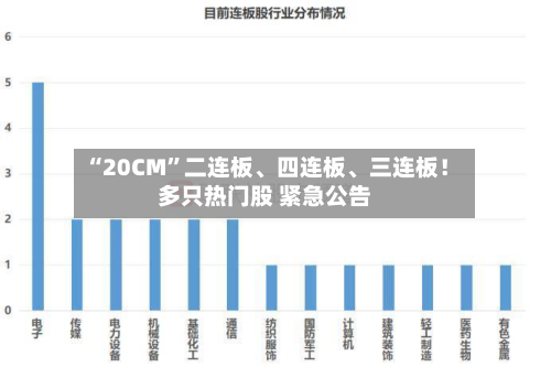 “20CM”二连板、四连板、三连板！多只热门股 紧急公告-第2张图片