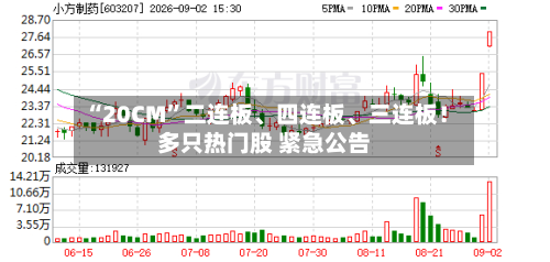 “20CM”二连板、四连板、三连板！多只热门股 紧急公告-第3张图片