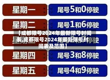 【成都限号2024年最新限号时间表,成都限号2024年最新限号时间表及范围】