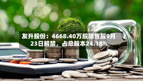 友升股份：4668.40万股限售股9月23日解禁	，占总股本24.18%-第3张图片