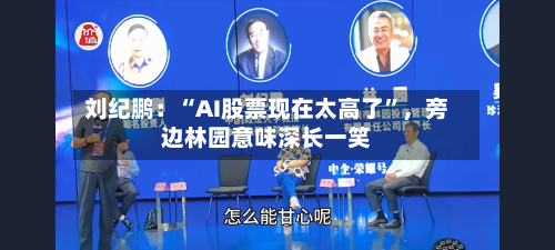 刘纪鹏：“AI股票现在太高了”，旁边林园意味深长一笑-第2张图片