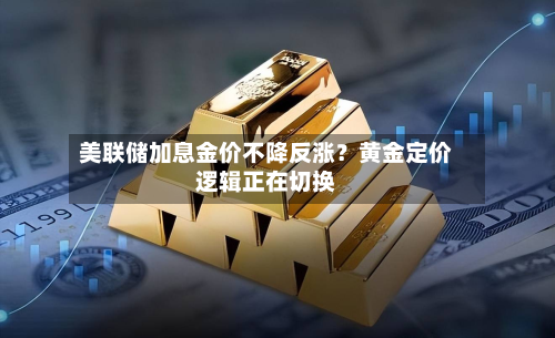 美联储加息金价不降反涨？黄金定价逻辑正在切换