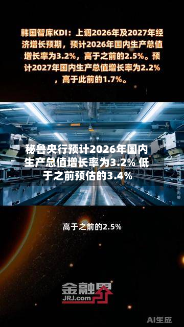 秘鲁央行预计2026年国内生产总值增长率为3.2% 低于之前预估的3.4%