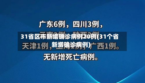 31省区市新增确诊病例20例(31个省新增确诊病例)