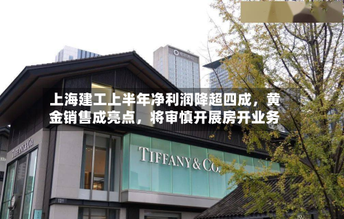 上海建工上半年净利润降超四成，黄金销售成亮点，将审慎开展房开业务-第3张图片