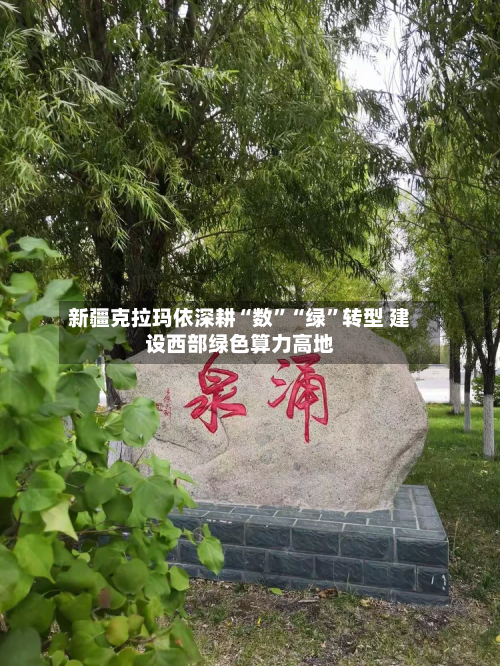 新疆克拉玛依深耕“数	”“绿”转型 建设西部绿色算力高地-第2张图片