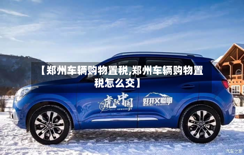 【郑州车辆购物置税,郑州车辆购物置税怎么交】-第2张图片