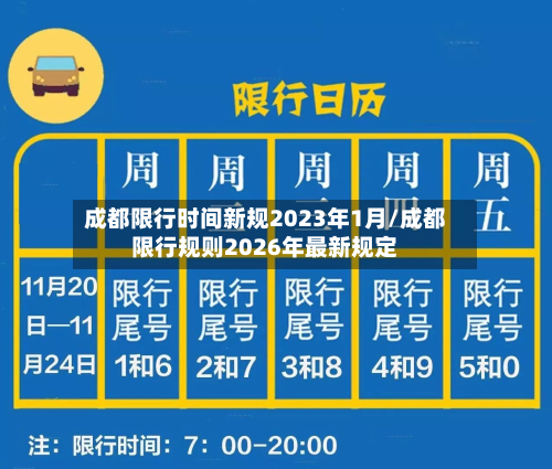 成都限行时间新规2023年1月/成都限行规则2026年最新规定-第2张图片