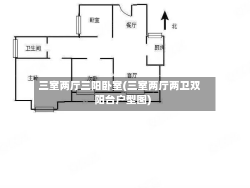 三室两厅三阳卧室(三室两厅两卫双阳台户型图)-第2张图片