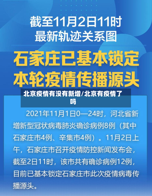 北京疫情有没有新增/北京有疫情了吗