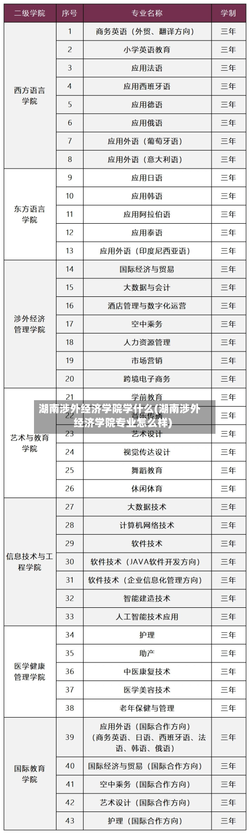 湖南涉外经济学院学什么(湖南涉外经济学院专业怎么样)-第3张图片