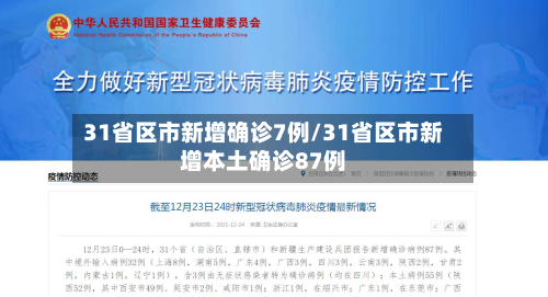 31省区市新增确诊7例/31省区市新增本土确诊87例-第2张图片