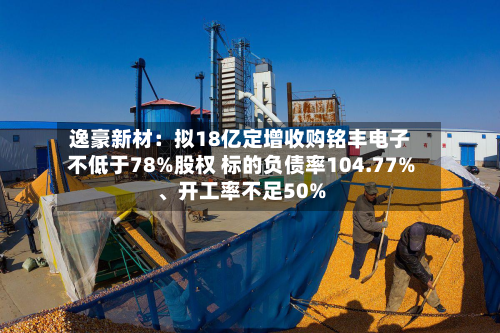 逸豪新材：拟18亿定增收购铭丰电子不低于78%股权 标的负债率104.77%、开工率不足50%-第2张图片