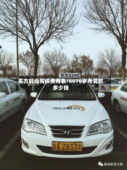 东方时尚驾校费用表/6070岁考驾照多少钱