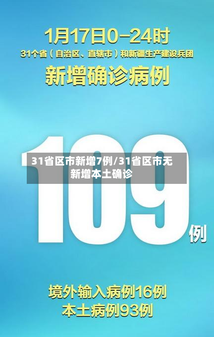 31省区市新增7例/31省区市无新增本土确诊